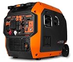 224cc dual-fuel engine runs on both gasoline (6800 surge watts, 5100 rated watts) and propane (6000 surge watts, 4500 rated watts) Bonded-neutral 240V configuration provides low-power Level 2 charging for battery and hybrid electric vehicles The WEN ...