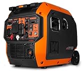 WEN 6800-Watt Dual Fuel RV-Ready Electric Start Portable Inverter Generator with Fuel Shut Off and CO Watchdog for Electric Vehicle Backup (DF680iX)
