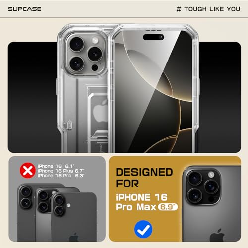 Protection militaire iPhone 16 Pro Max antichoc avec support