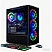 STGAubron Gaming PC Desktop Computer, AMD Ryzen 5 2600 up to 3.9G, GeForce RTX 2060 6G, 16G DDR4, 512G SSD, 600M WiFi, BT 5.0, RGB Fan x4, Windows 11 Home