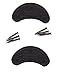 Guard Quality Heel and Toe Plates Polyurethane (Plastic) Taps Savers 1 Pair Self-Adhesive with Nails (Size 4)