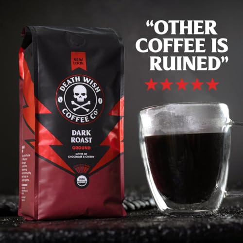 Death Wish Coffee Dark Roast Grounds
