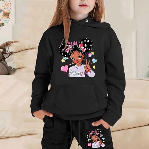 Sudadera con capucha y pantalones de manga larga niños ropa informal conjunto #247 3
