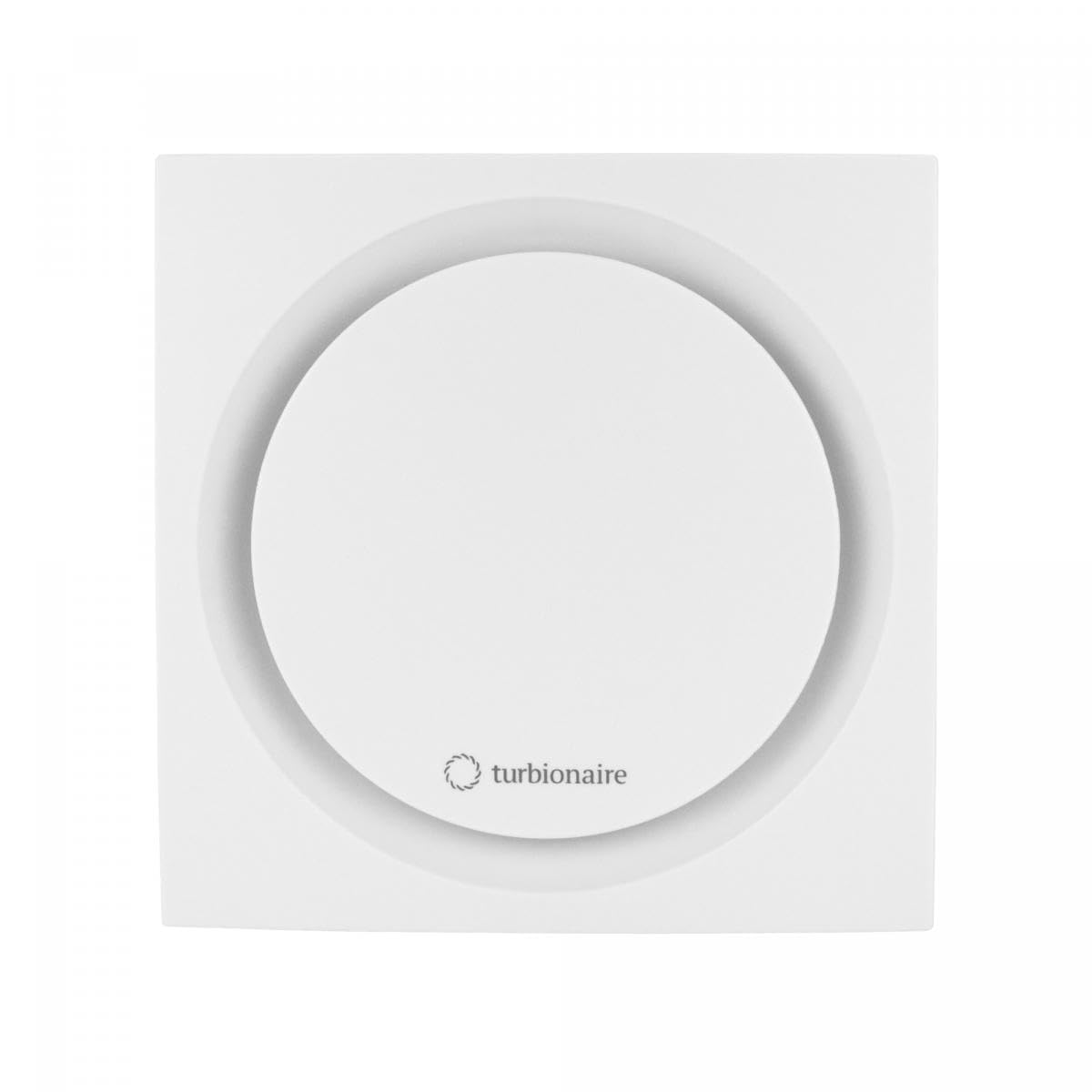 Turbionaire RING 100 SW Aspirador, Doble aspiración perimetral y frontal, 100 mm, Blanco mate, Estándar para baño, cocina, Válvula antirretorno, Protección IPX4, Silencioso