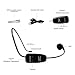 XIAOKOA Wireless Micrófono,UHF Micrófono Inalámbrico,Transmisión Inalámbrica de 50 m,para Guía Turística/Enseñanza/Promoción/Discurso