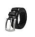 Produktbild BELTER Ledergürtel Herren Männer Gürtel Leder 110cm-160cm Jeans Herren-gürtel Vintage Vollleder Büffel-Leder 38mm mit Geschenkbox (130cm, Schwarz)