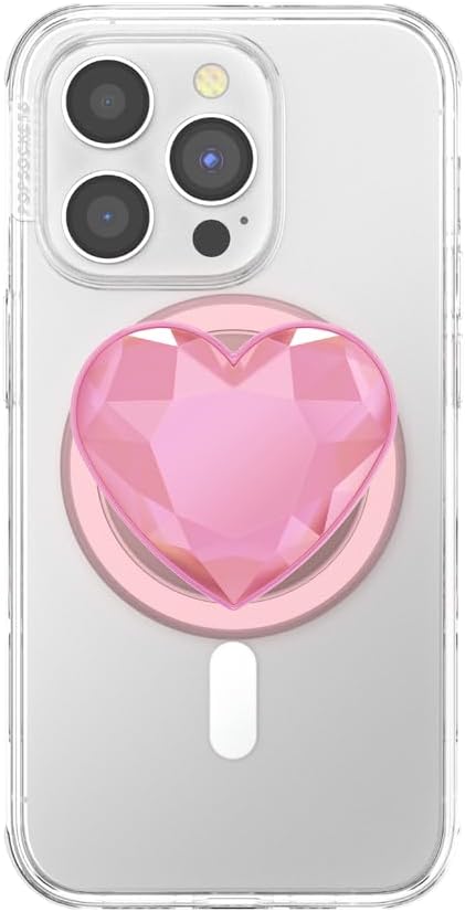 PopSockets Phone Grip for MagSafe, Magnetic Holder, Phone Stand, Heart - Dicro