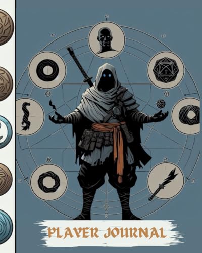 PLAYER JOURNAL: 5e Character Sheets, DnD Player Notebook For Role-Playing Fantasy Games Campaign