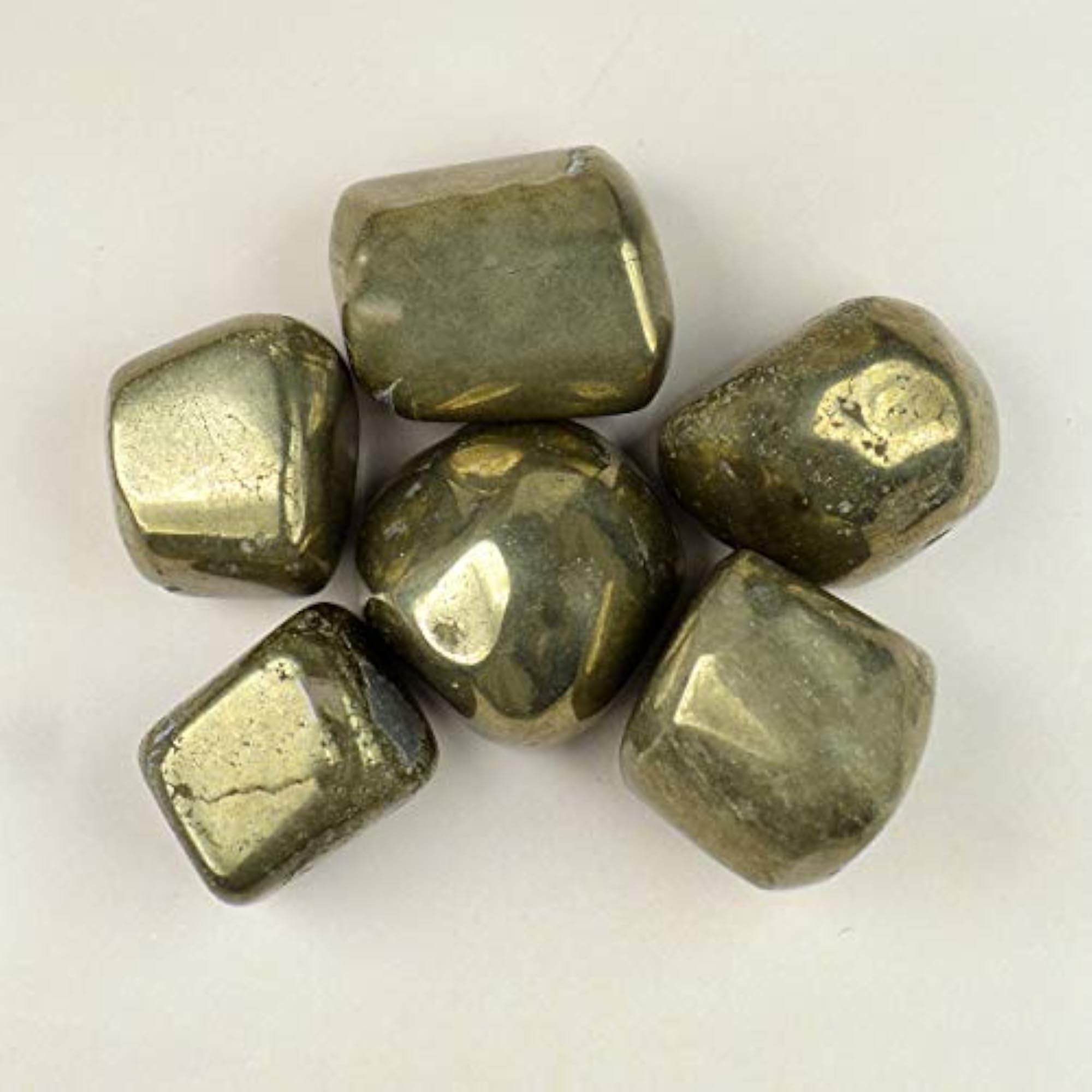 Natural Pyrite Tumble Stone Raw Rough Stone Pack