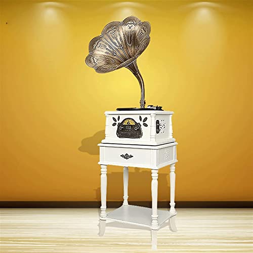 Gramophone phonographe en bois, tourne-disque vinyle, haut-parleurs stéréo, contrôle 33/45/78, vinyle, CD, Bluetooth, radio, lecture USB, enregistreur blanc - Les Beatles, Paul McCartney, John Lennon, RIngo Starr, George Harrison Gramophone phonographe en bois, tourne-disque vinyle, haut-parleurs stéréo, contrôle 33/45/78, vinyle, CD, Bluetooth, radio, lecture USB, enregistreur blanc – Image 3