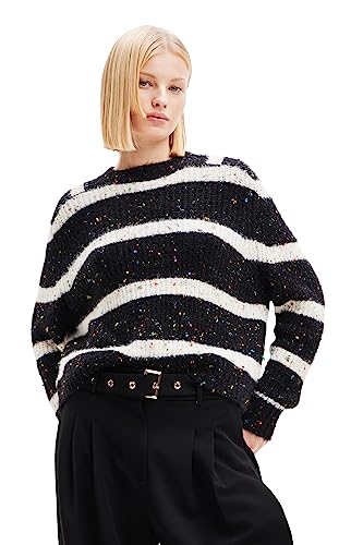 Image of Desigual Women's Woman Flat Knit Thick Gauge Pullover