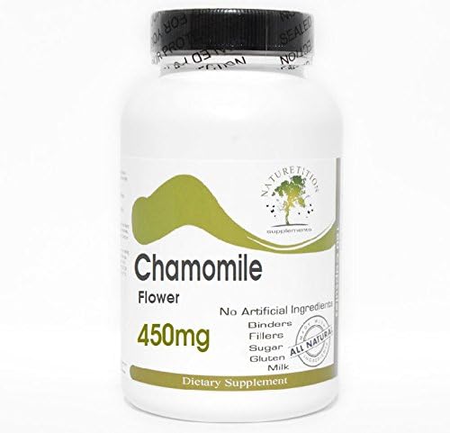 Chamomile Flower 450mg ~ 200 Capsules - No Additives