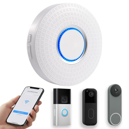 Smart Wireless Doorbell Chime for Ring/Blink/Nest Doorbells
