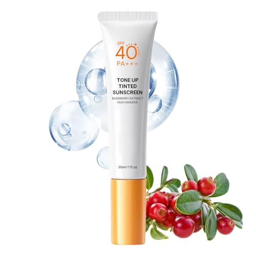 Protector solar teñido: loción bloqueadora solar, protector hidratante con color, fórmula ligera con protección SPF, bloqueador facial para uso al aire libre, viajes y deportes
