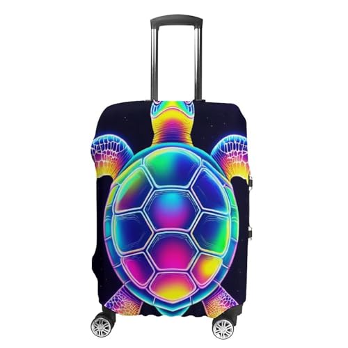 Luggage Cover Elastic Washable Anti-scratch Suitcase Protector Sea Turtle Colorful Elastic Suitcase Cover Luggage Protector