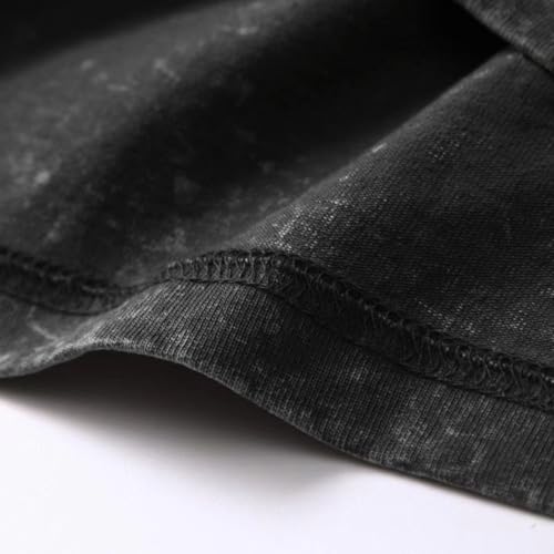 Oversized Fashion Crew Neck Shirts for Men Vintage Acid Wash Long Sleeve Shirt Tops Casual Loose Fit Sweatshirt2