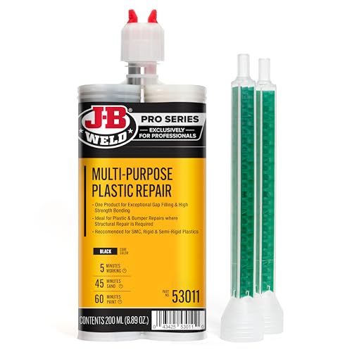 J-B Weld Multi-Purpose Plastic Repair - 200ml - 2 Mixers Included