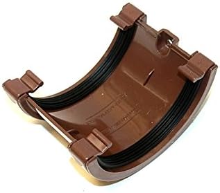 Marshall TufflexHalf Round Gutter 112mm Union Joint RWU1 (Brown)