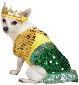 Zack & Zoey Lil' Furrmaid Dog Costume, X-Small, Gold