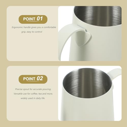Tetera para café de acero inoxidable duradera con agarre cómodo premium 7