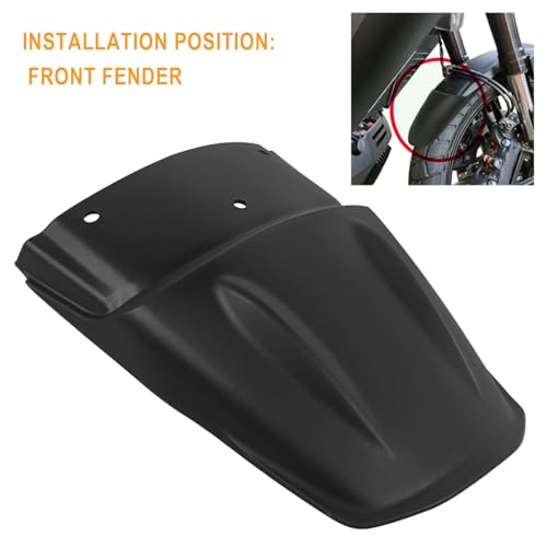 Image of CHIFUN Front Fender Mudguard Extender Wheel Cover Splash Guard Extension Replacement for Pan America 1250 S PA1250 PA 1250 2021-2024 Motorcycle Dust Guards Accessories