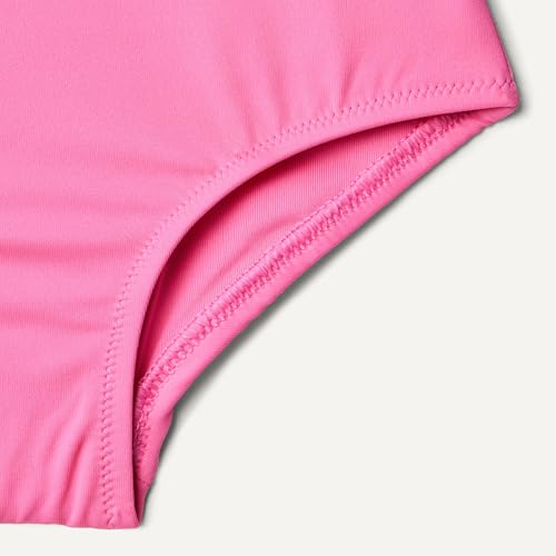 Image of Amazon Essentials Girls and Toddlers' Asymmetric Frill One-Piece Swimsuit