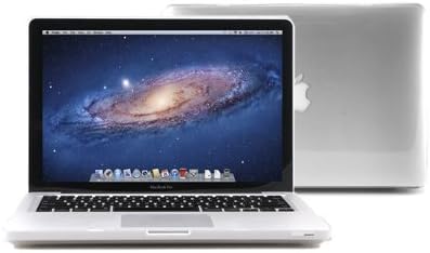 GMYLE(R) Transparent Clear Crystal See Thru Hard Shell Clip Snap On Case Skin Cover for Apple 13.3" inches Macbook Pro Aluminum Unibody - With TPU Transparent Protective Keyboard Cover - 2 in 1 - (Not Fit For Macbook Pro Retina 13)