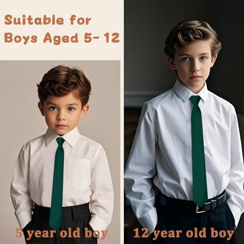 Adjustable Pre-tied Ties for Boys Kids, Zipper Boys Tie for School Wedding Party Graduation Uniforms Formal Banquet4