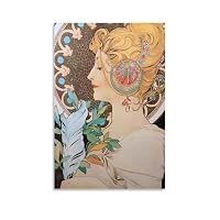 Amazon.co.jp: アルフォンス・ミュシャ 画家「四つの花 リリー