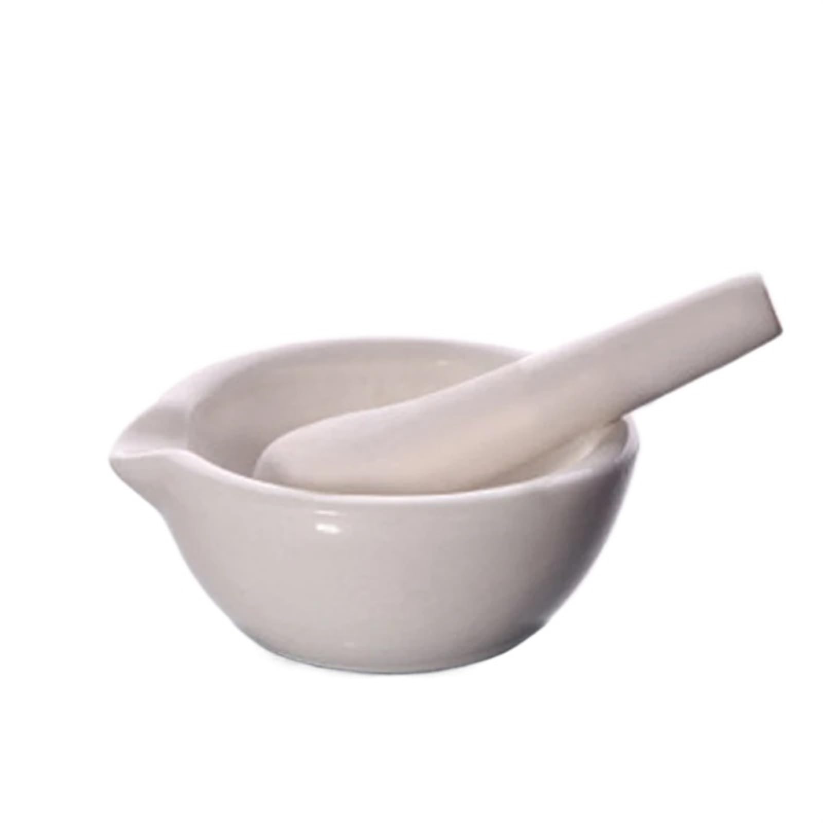 Set Pestello E Mortaio Set di mortaio e pestello in ceramica for uso domestico Ciotole for macinare for spezie da cucina Tè Macinapepe aglio Mini mulini for erbe 4 dimensioni(130mm)