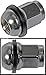 Dorman 711-300 Radius Seat Wheel Nut - M12-1.50 Compatible with Select Honda Models, 4 Pack