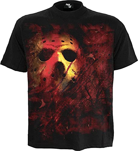 Spiral WB Horror - Viernes 13 - Jason Lives - Camiseta - Negro - XL