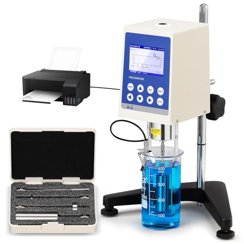 Image of CGOLDENWALL Viscometer Digital Rotational Viscosity Meter Lab Viscometers 10-2,000,000mPa.s Accuracy:±2.0% 100-240V (NDJ-8ST)