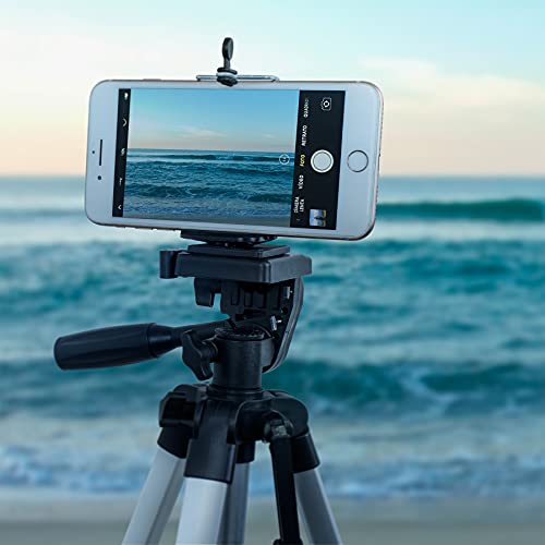 Tripé Profissional Câmera Celular Fotografia, Vídeo, 330A, 1,48 Metros Com Nivel Bolha e Bolsa