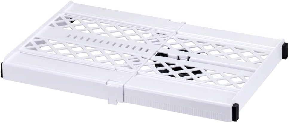 LockerMate Adjust-A-Shelf Locker Shelf for School Organization, Adjustable 12-15", Holds Up to 10 lbs, White