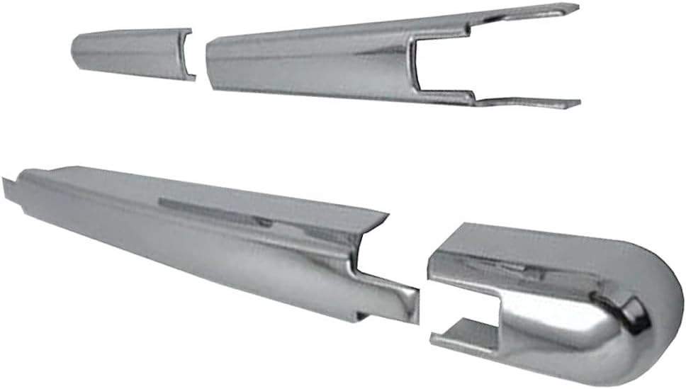 Chrome Rear Wiper Strip Molding Cover Trims Rear Wiper Trims, Rear Wiper Cover Trims Exterior Back Window Sporty Decorative Trims, 2016-2018 Compatible with Hyundai Tucson