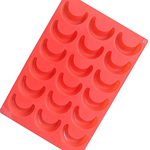 Fewo 2 Pack Moon Ice Cube Tray Silicone Crescent Mold for Chocolate Candy Gummy Jello Jelly Resin Cake Mini Soap Wax Crayon Melt by Fewo - Image 7