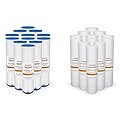 (24 Pack)10" Reverse Osmosis Whole House Sediment & Washable Pleated Water Filter 5? compatible with most Standard Whole House & reverse Osmosis Systems
