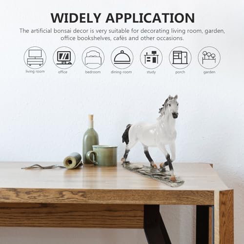 Estatua de Caballo de Resina Homoyoyo Decorativa para Hogar miniatura 5