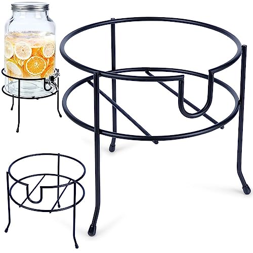 ZYWUOY Getränkespender-Ständer Aus Holz - Praktischer Halter Für Deine Wasserspender