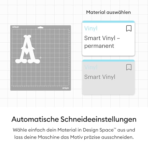 Cricut Smart Vinyl Permanent Joy Xtra 24,1 x 91 cm (Matte, Champagner)
