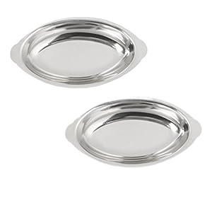 Stainless Steel Scoups Set of 2 12OZ