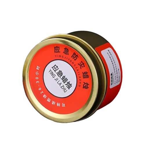 Bougie d'urgence de 30 heures – Bougie de survie à combustion longue pour la préparation catastrophes | Bougie chauffante coupe-vent pendant 30 heures, bougie d'éclairage domestique durable pour l