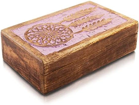 Great Birthday Gift Ideas Handmade Decorative Wooden Dream Catcher Jewellery Box Jewellery Organizer Keepsake Box Treasure Chest Trinket Holder Watch Box Storage Box Gifts Women