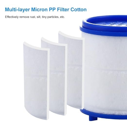 5 Pack Sink Water Faucet Filter Cartridge Replacements Sink Water Filter Faucet Water Filter Removes Chlorine Fluoride Heavy — view 3