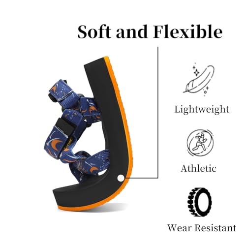 Image of Sport Walking Water Sandals for Women with Arch Support & Adjustable Straps Platform Sandals Women Height Increase