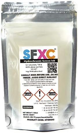 Hydrochromic Reversible Wet and Reveal Screen Printing Ink for Paper and Board (100ml)