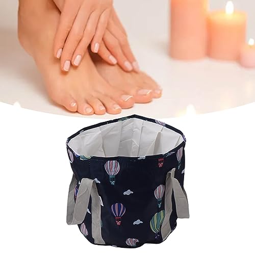 Bañera plegable para pies portátil con asa miniatura 6