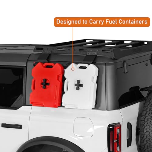 Hooke Road Bronco Rear Window Exterior Storage Molle Panel Kit Compatible with Hooke Road Roof Rack for 2021-2026 Ford Bronco Hardtop 4-Door