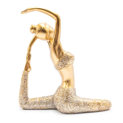 Bailarina Decorativa Enfeite Escultura Menina Elegante Luxo Objeto Decorativo Estatueta Sala Estar Q